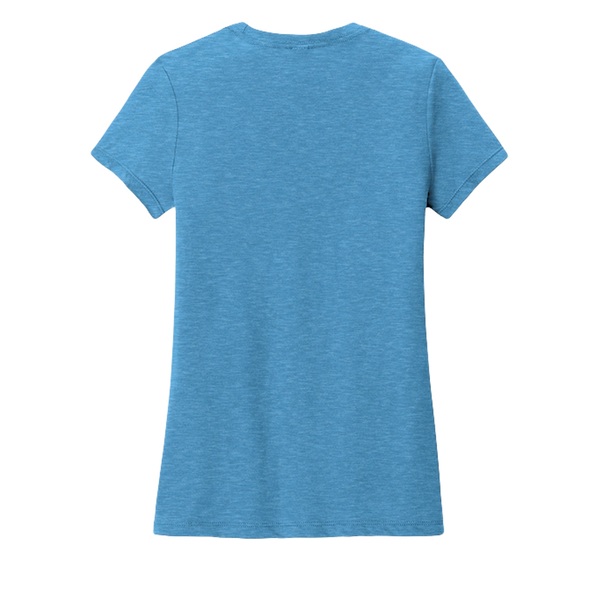 Heathered Bright Turquoise - DM108L - BACK