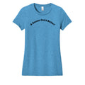 Heathered Bright Turquoise - DM108L - FRONT