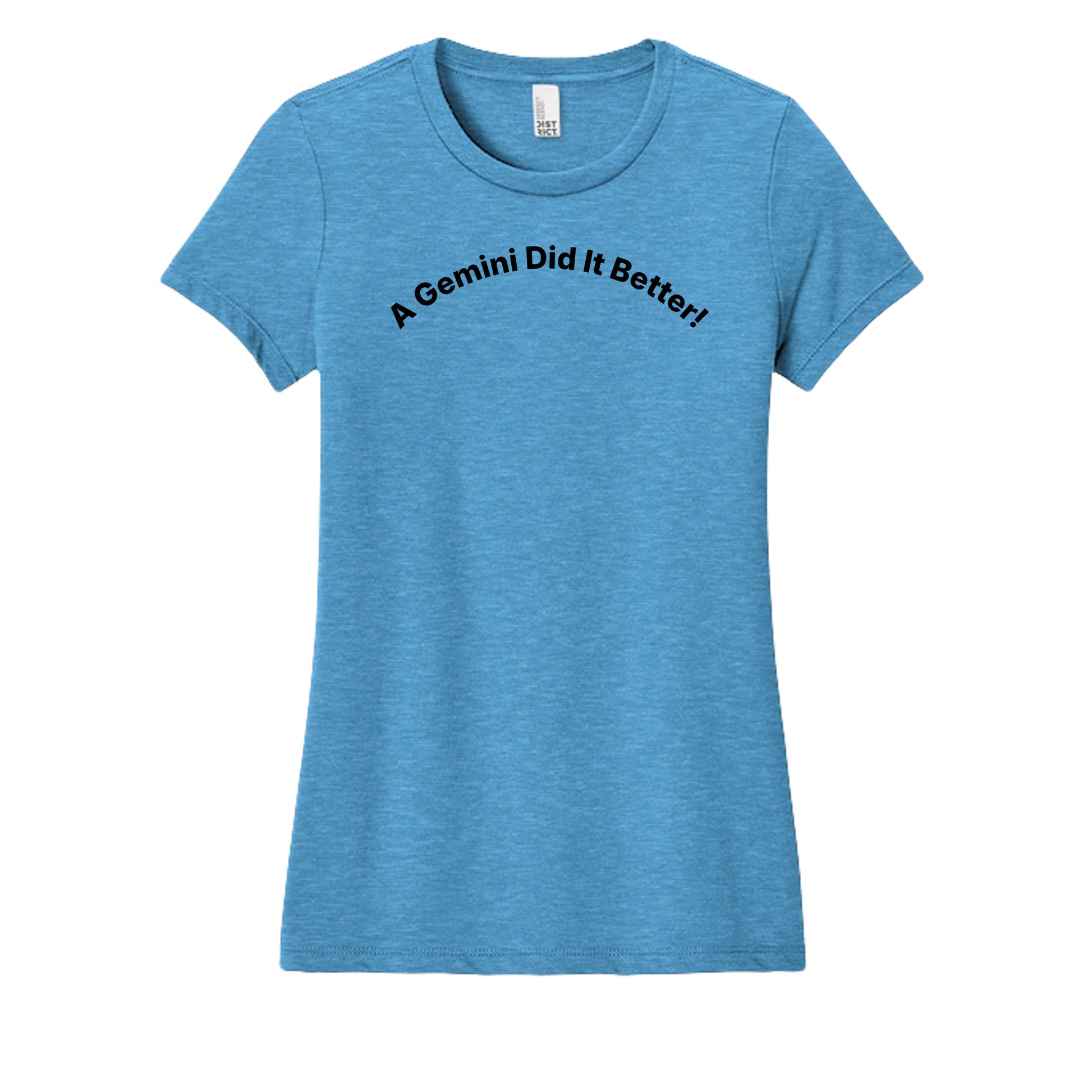 Heathered Bright Turquoise - DM108L - FRONT